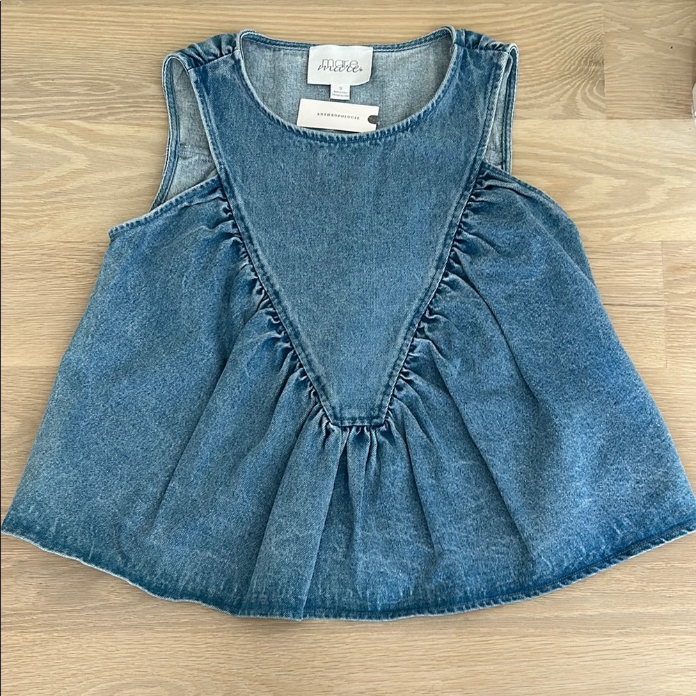 Anthropologie Women Denim Top